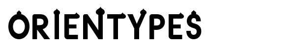 Orientypes font preview